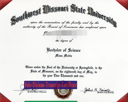 Fake Southwest Missouri State University Diploma Makers