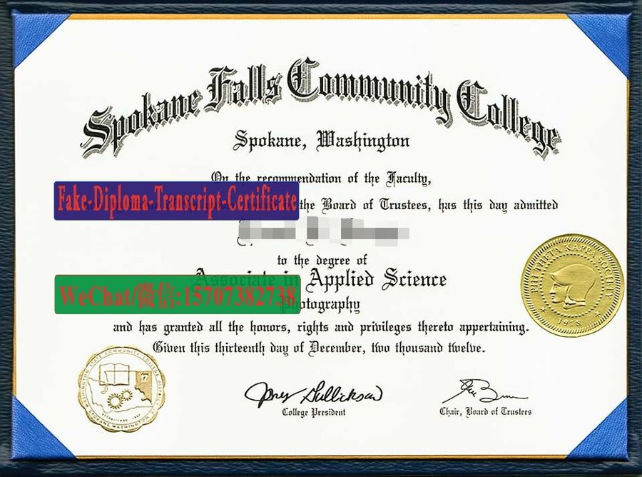 Fake Spokane Falls Community College Diploma Makers