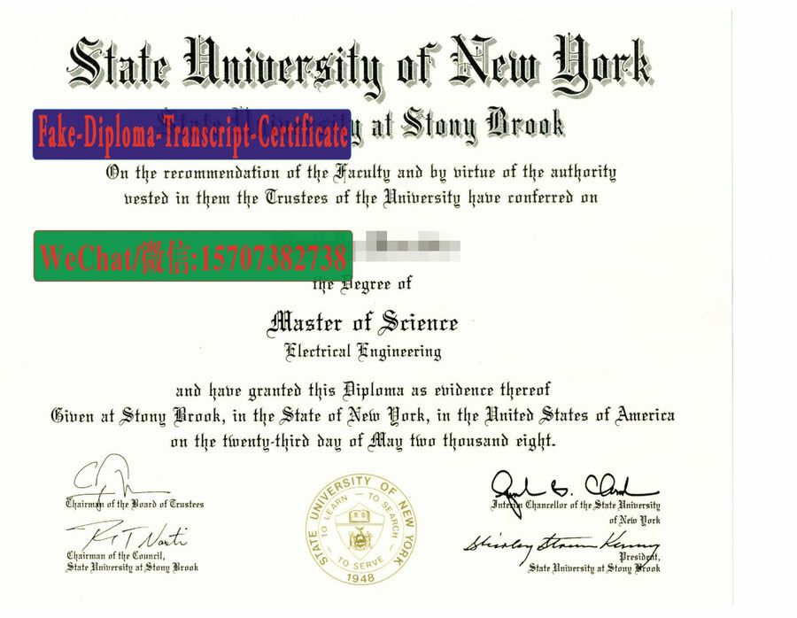 Fake Stony Brook University SUNY Diploma Makers