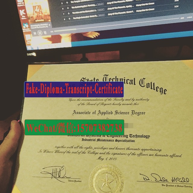 Fake Texas State Technical College Waco Diploma Makers