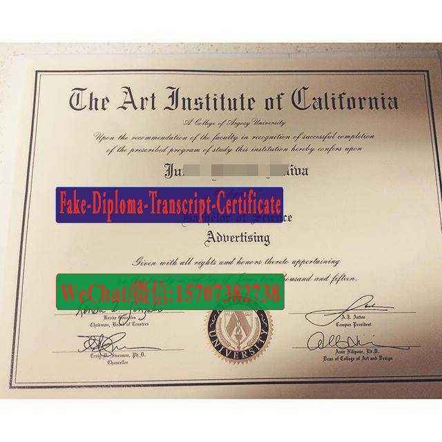 Fake The Art Institute of California Diploma Makers