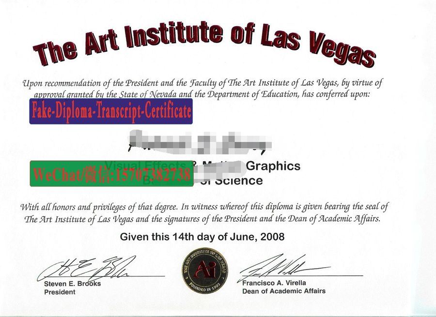 Fake The Art Institute of Las Vegas Diploma Makers