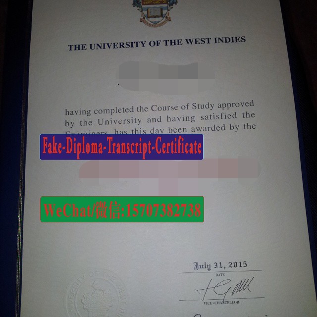 Fake The University of the West Indies Diploma Transcript