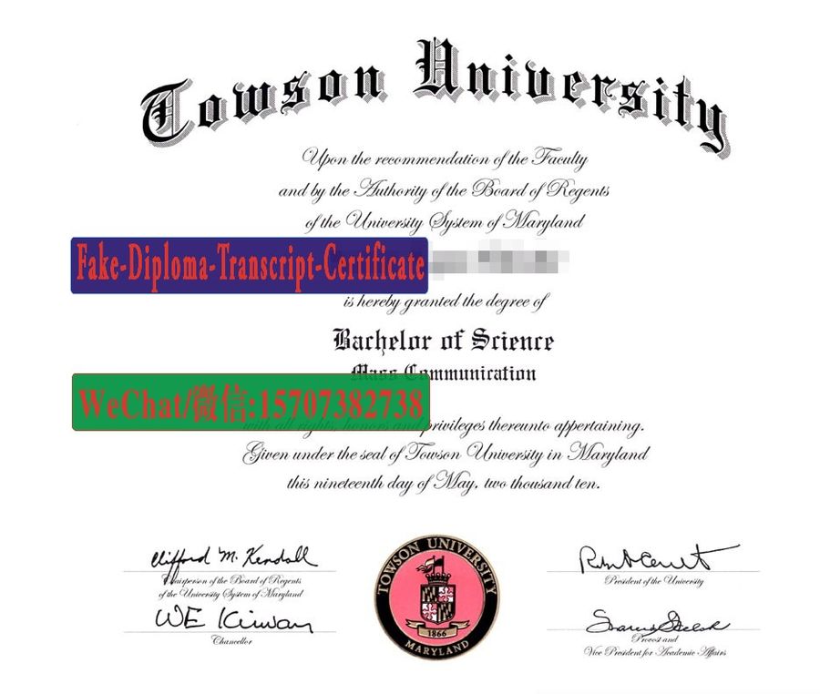 Fake Towson University Diploma Makers