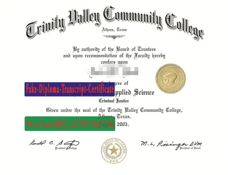 Fake Trinity Valley Community College Diploma Makers