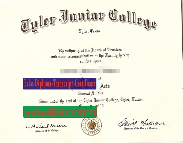 Fake Tyler Junior College Diploma Makers