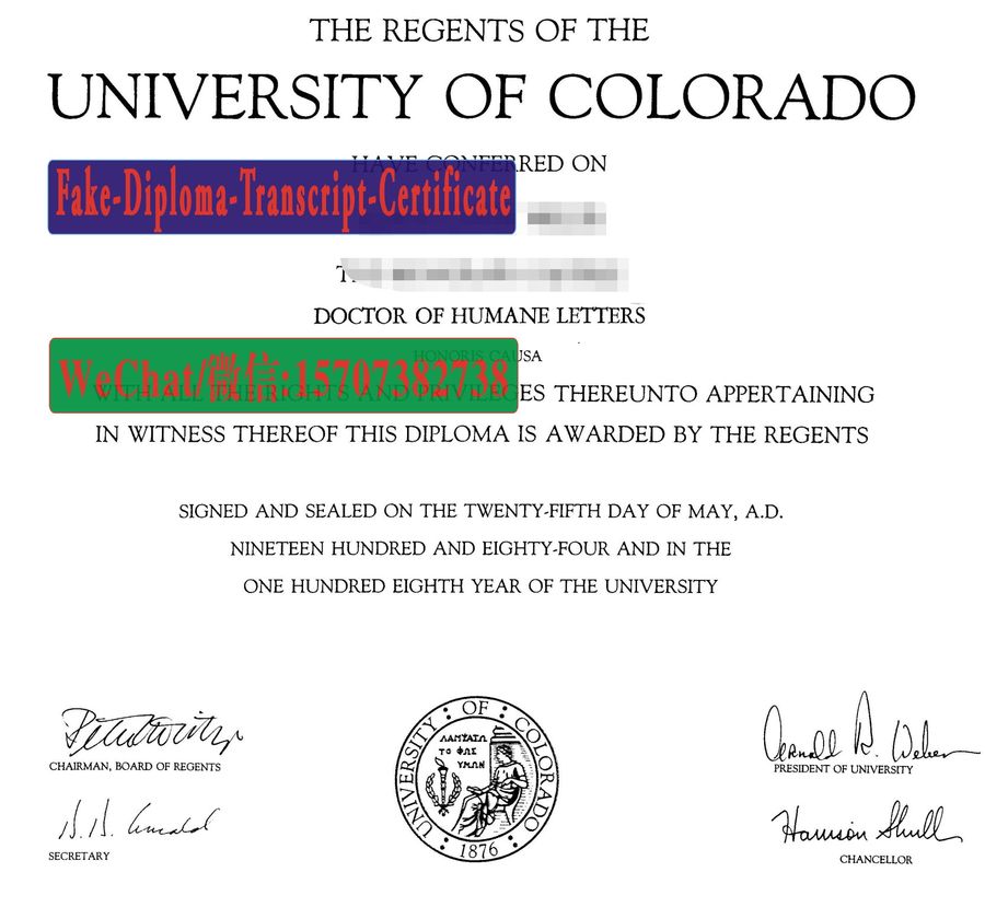 Fake University of Colorado Diploma Makers