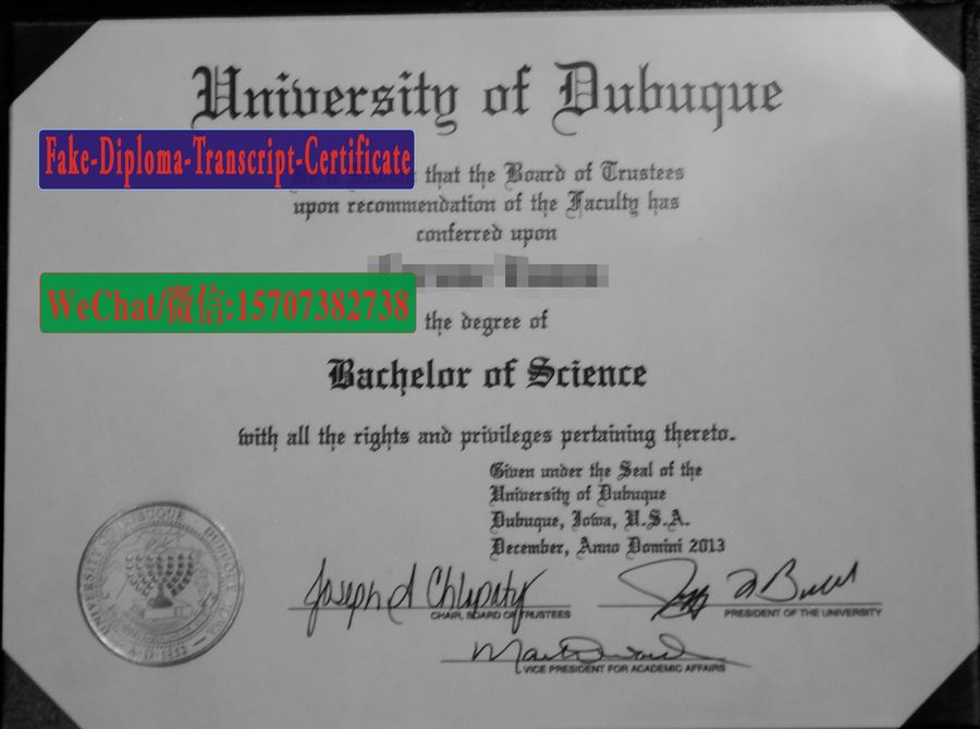 Fake University of Dubuque Diploma Makers