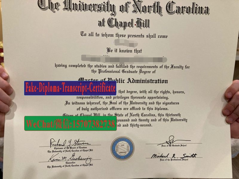 Fake University of North Carolina at Chapel Hill Diploma Makers