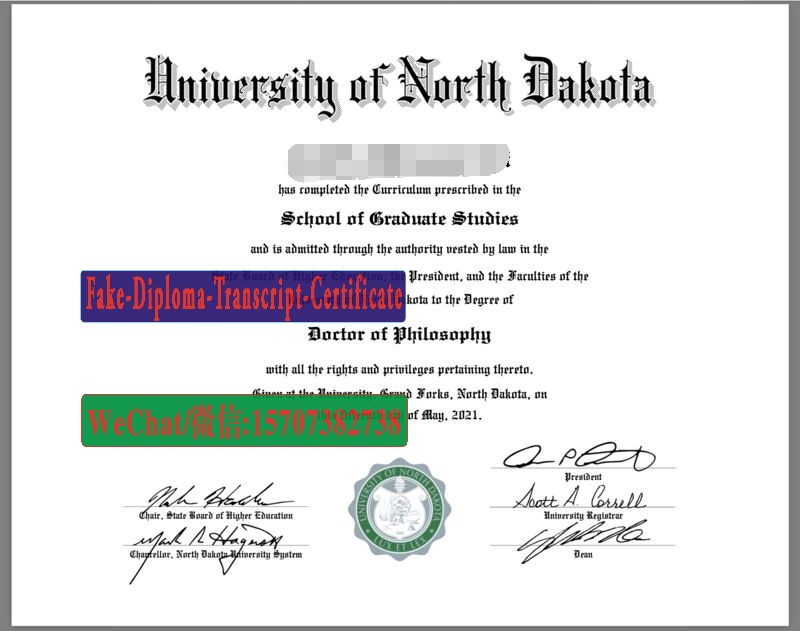 Fake University of North Dakota Diploma Makers