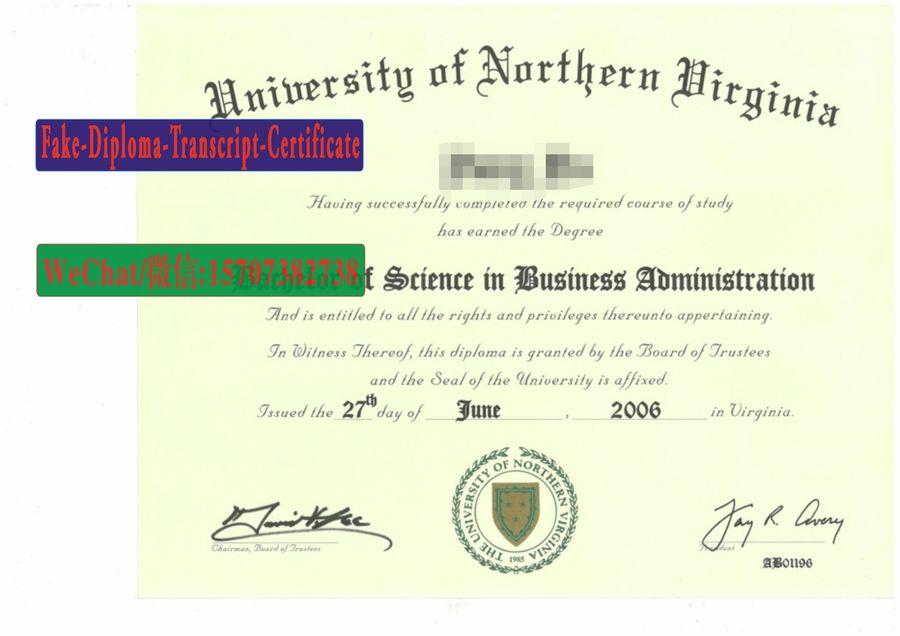 Fake University of Northern Virginia Diploma Makers