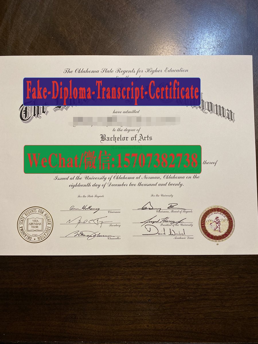 Fake University of Oklahoma Diploma Makers