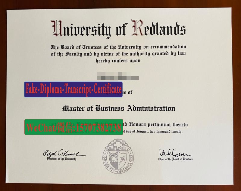 Fake University of Redlands Diploma Makers