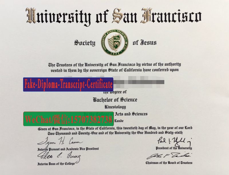 Fake University of San Francisco Diploma Makers