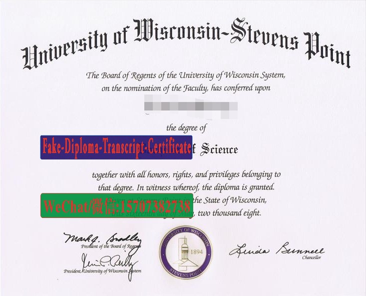 Fake University of WisconsinStevens Point Diploma Makers