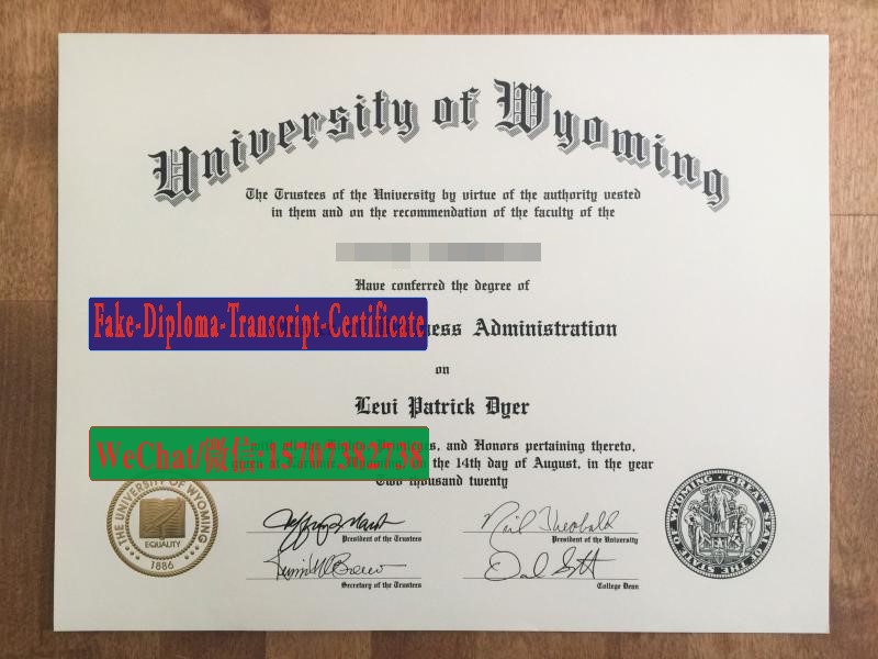 Fake University of Wyoming Diploma Makers