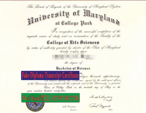 Fake University of maryland college park Diploma Makers