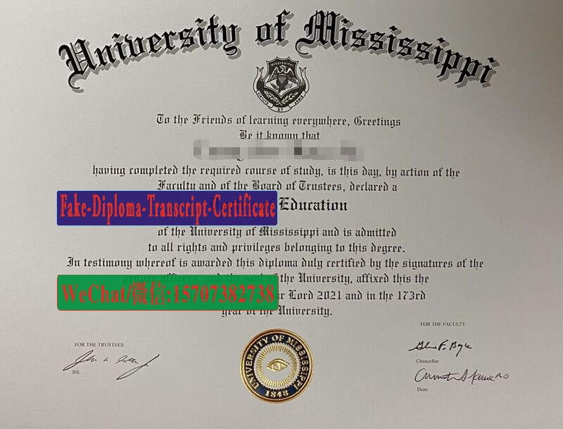 Fake University of mississippi Diploma Makers