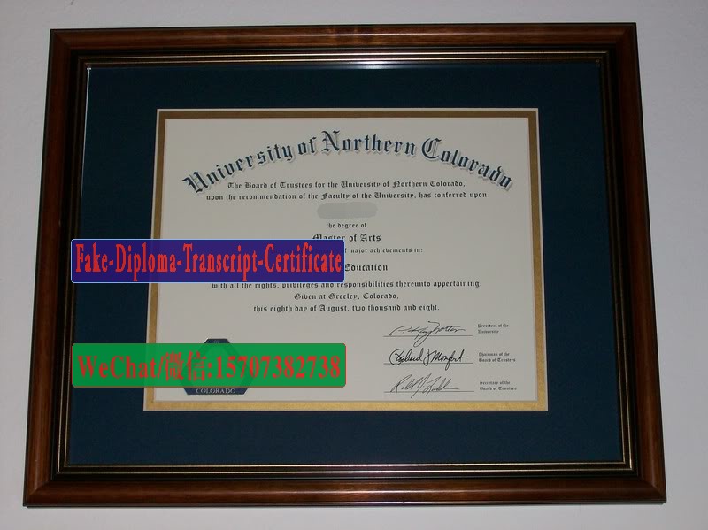 Fake University of northern colorado Diploma Makers