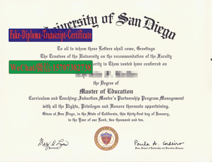 Fake University of san diego Diploma Makers