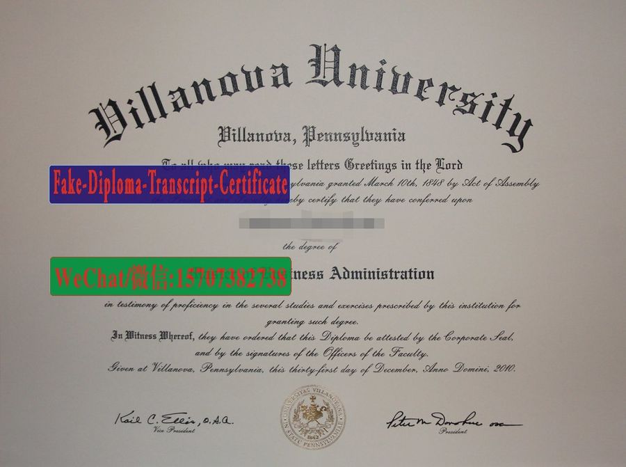 Fake Villanova University Diploma Makers