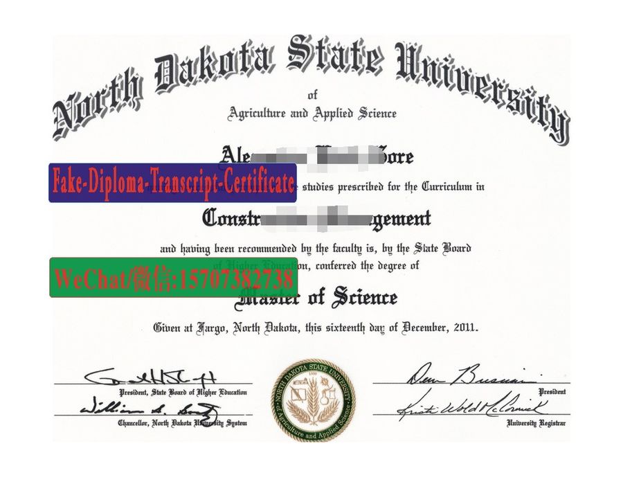 Fake north dakota state University Diploma Degree