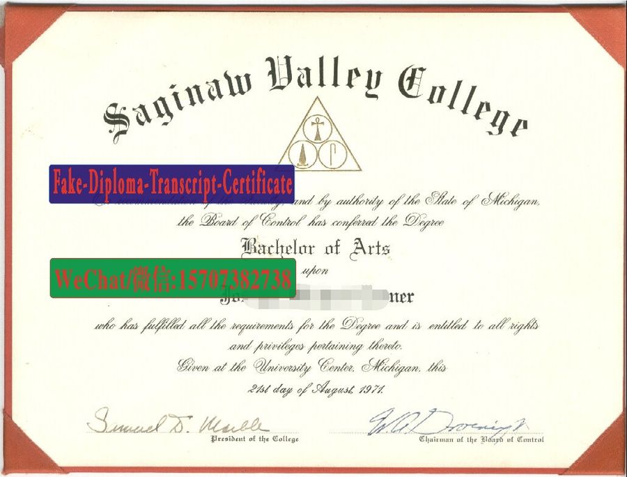 Fake saginaw valley college Diploma Degree