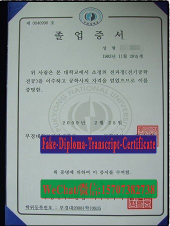 Make fake Pukyong National University Diploma