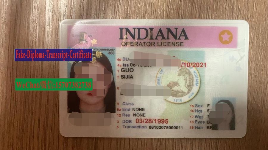 Order Fake Indiana drivers license