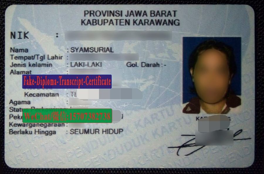 Order Fake Indonesian ID card