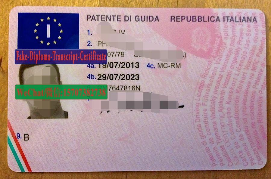 Order Fake Italian drivers license