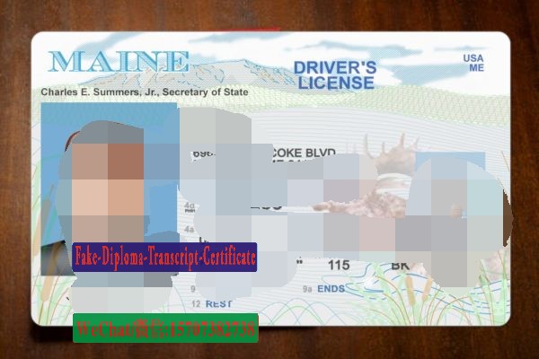 Order Fake Maine Drivers License