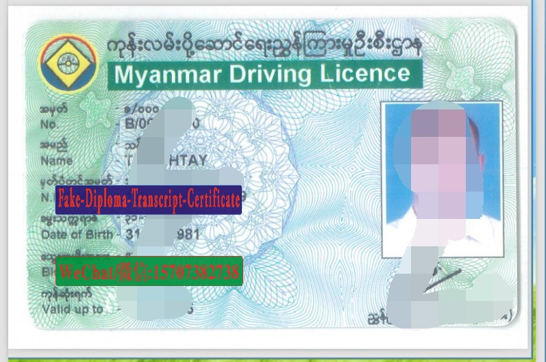 Order Fake Myanmar Drivers License