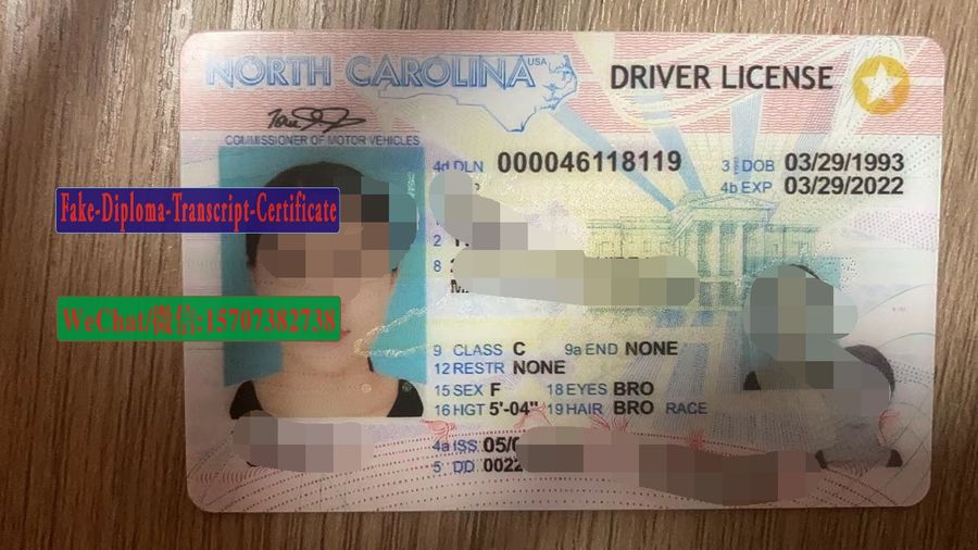 Order Fake North Carolina drivers license