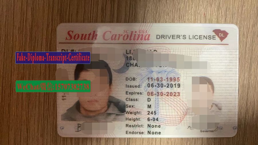 Order Fake South Carolina drivers license