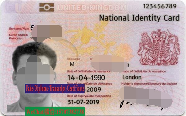 Order Fake UK ID card