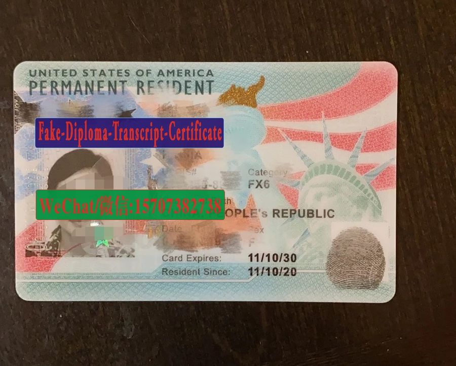 Order Fake United States Permanent Resident Card