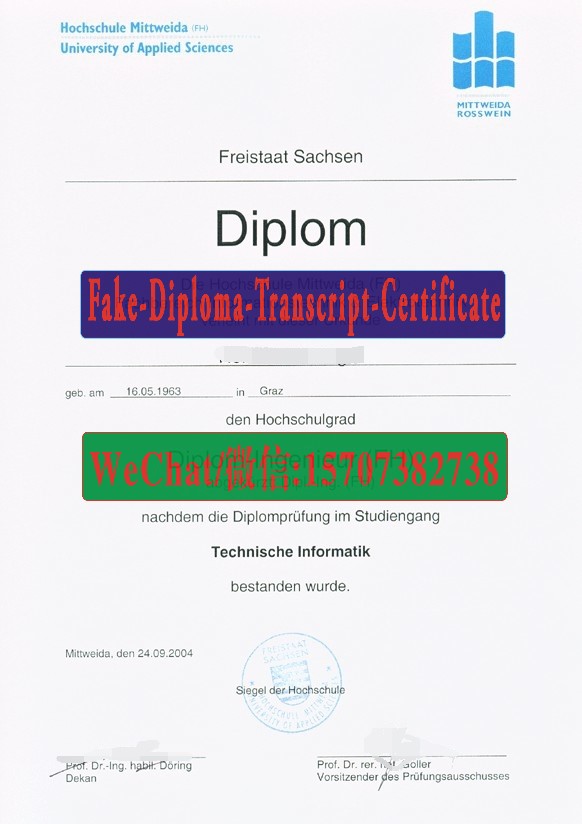 Order Fakes Hochschule Mittweida Diploma