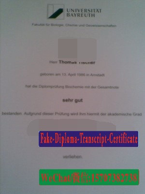 Order Fakes Universitat Bayreuth Diploma