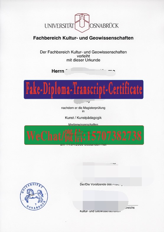 Order Fakes Universitat Osnabrück Diploma