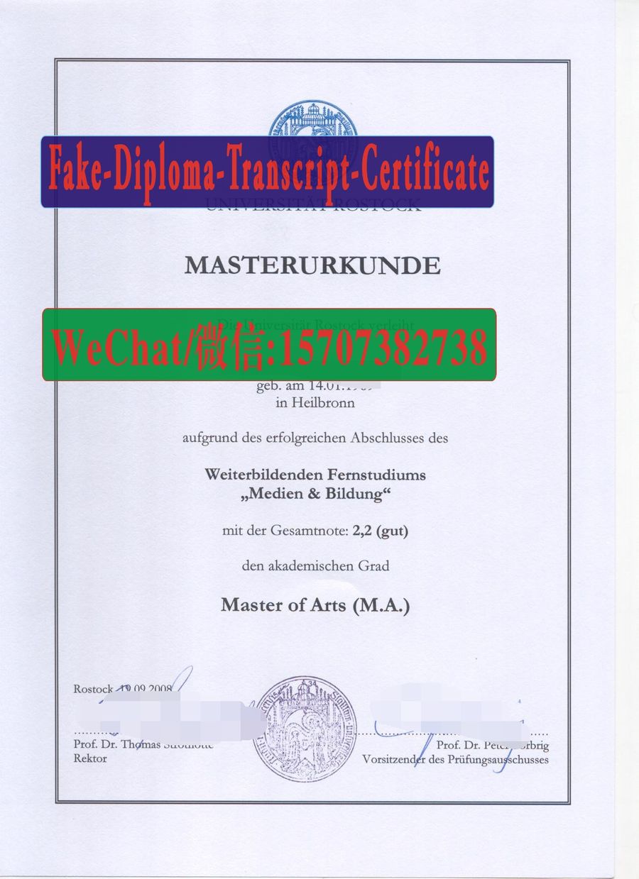 Order Fakes Universitat Rostock Diploma