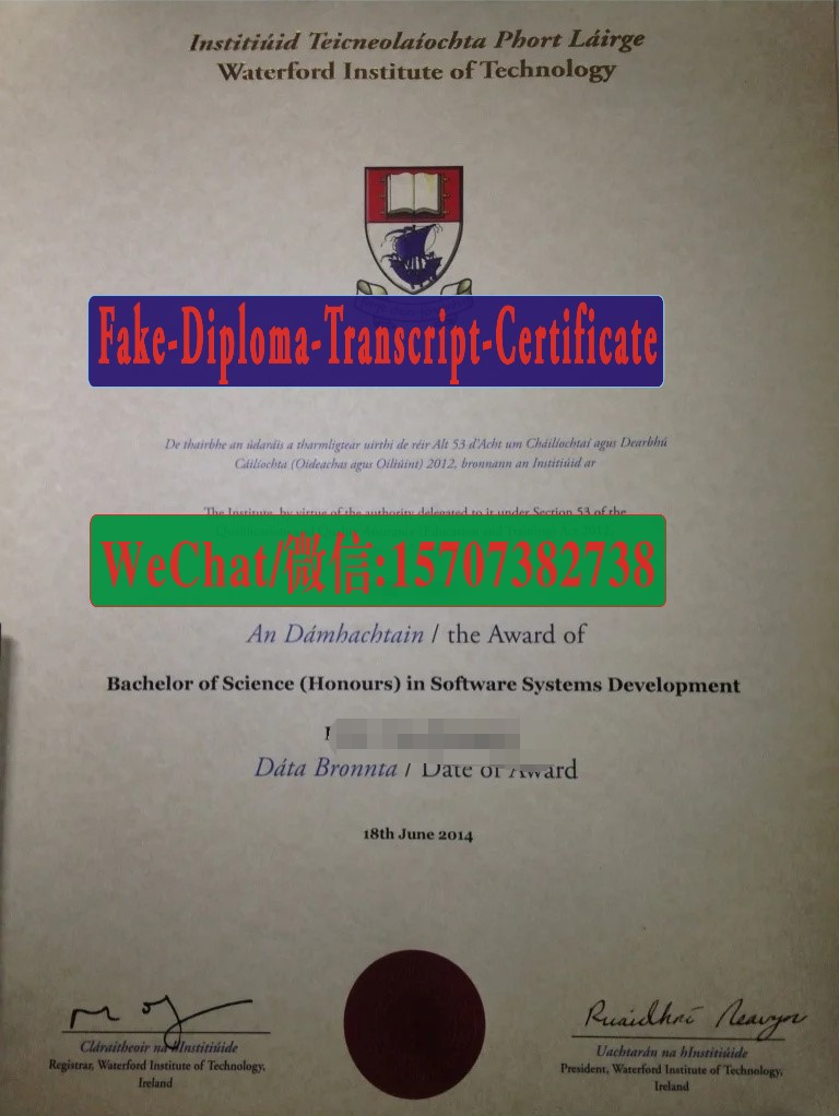 Waterford Institute of Technology Diploma Original Sample