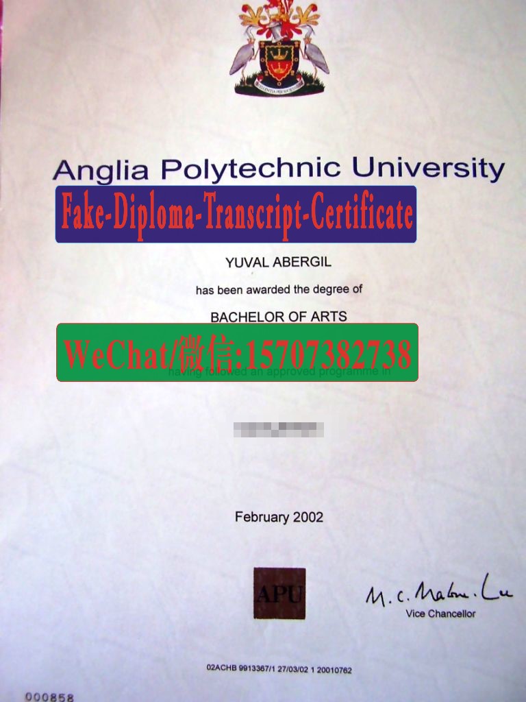 Where to order fake Anglia Polytechnic University Diploma