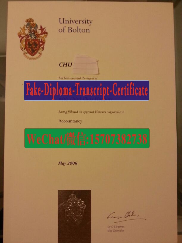 Where to order fake Bolton University Diploma