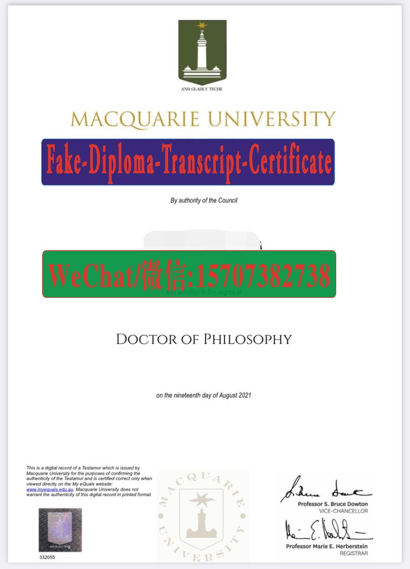 Where to order fake Macquarie University Diploma