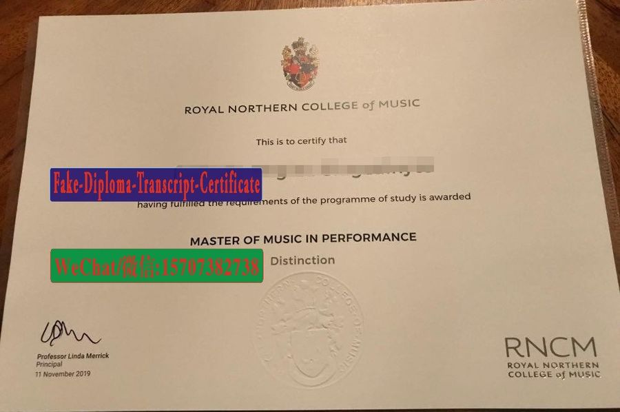 Where to order fake Royal Northern College of Music Diploma