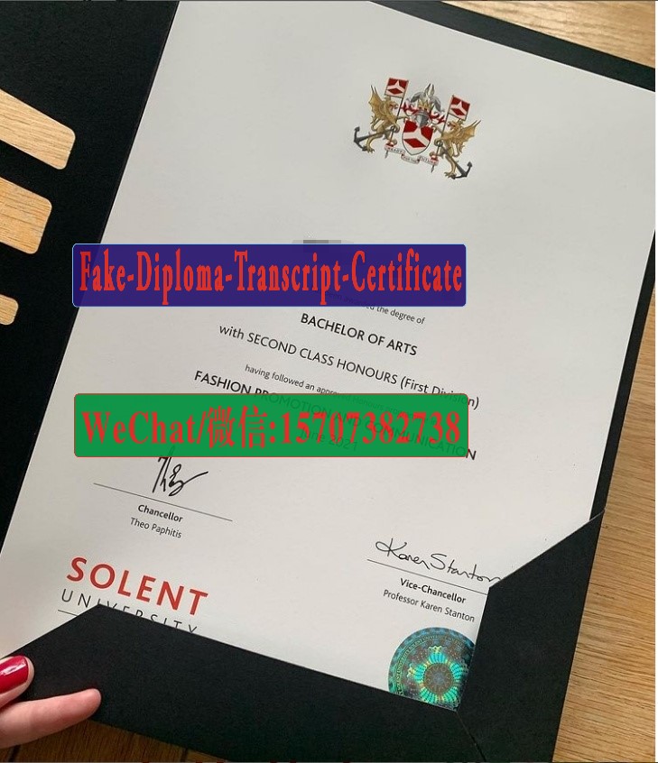 Where to order fake Solent University Diploma