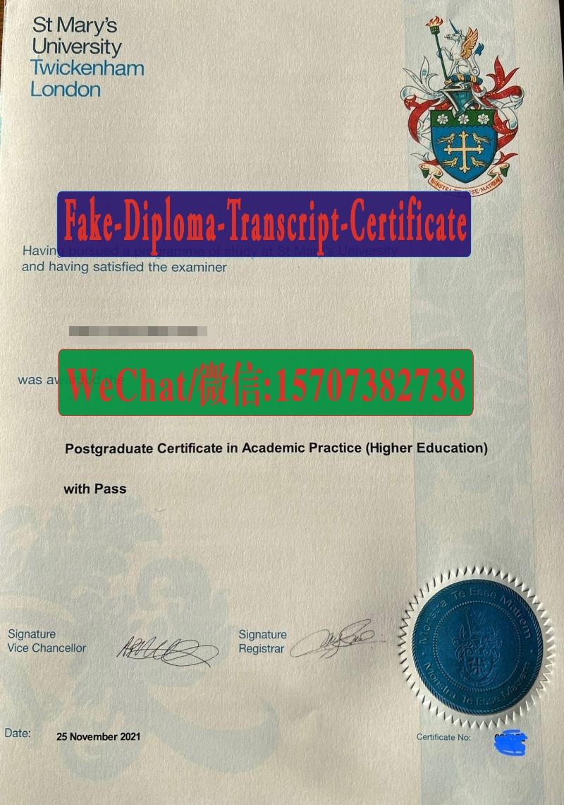 Where to order fake St Marys University Twickenham Diploma