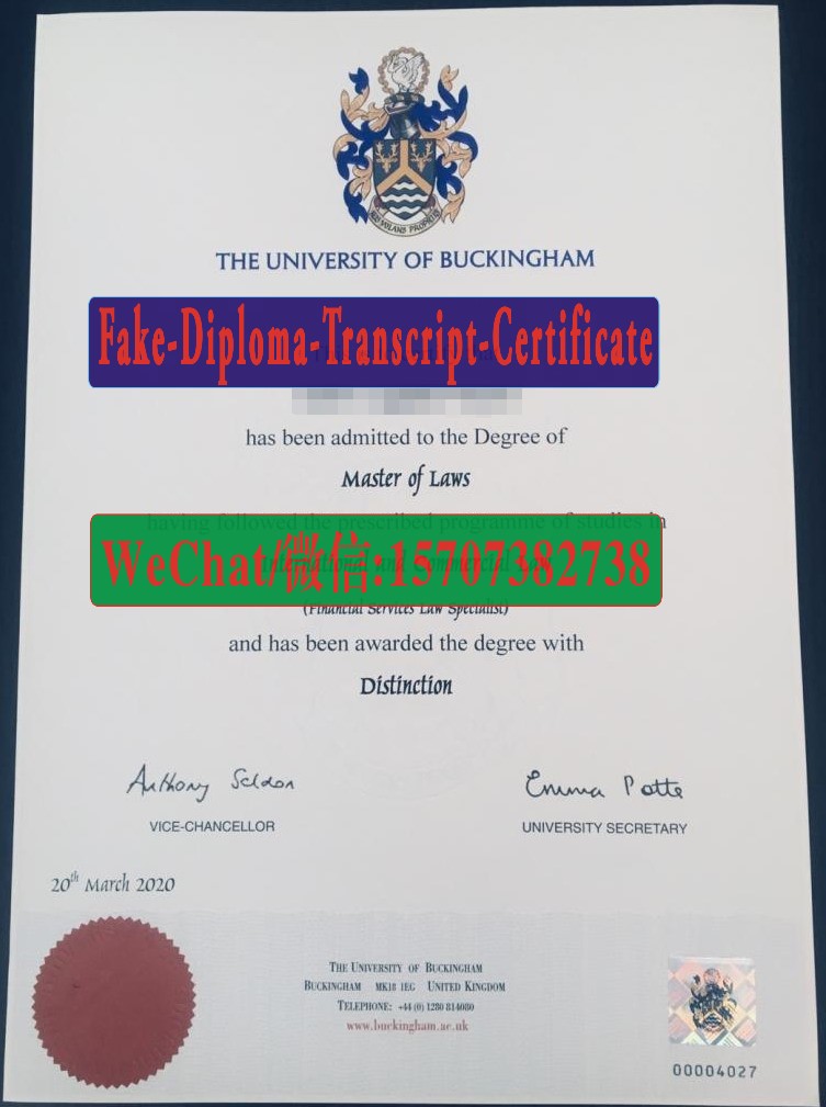 Where to order fake The University of Buckingham Diploma