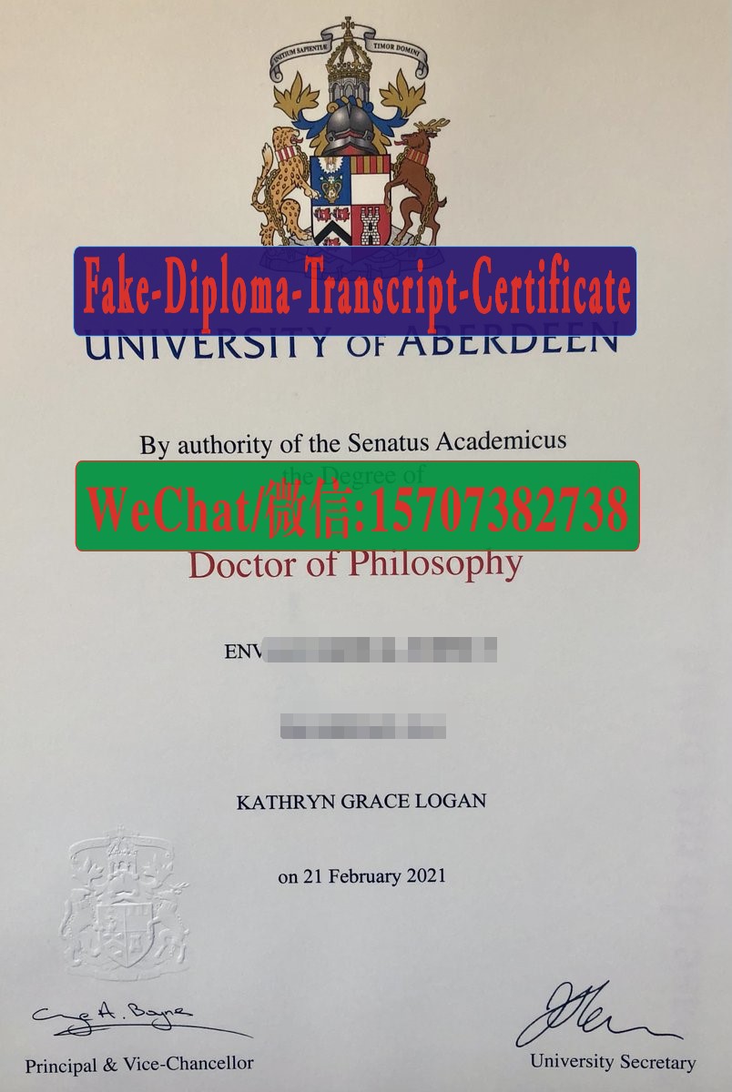 Where to order fake University of Aberdeen Diploma